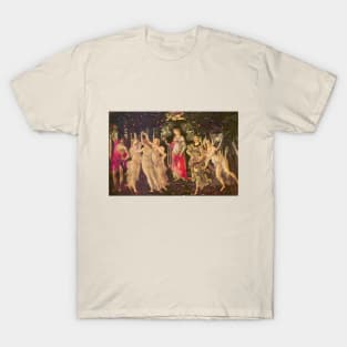 Primavera, Allegory of Spring by Sandro Botticelli T-Shirt